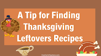 A Thanksgiving Leftovers Search Lesson and Bookmarking Tip