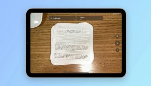 How to translate text with camera on your iPad with iPadOS 16
