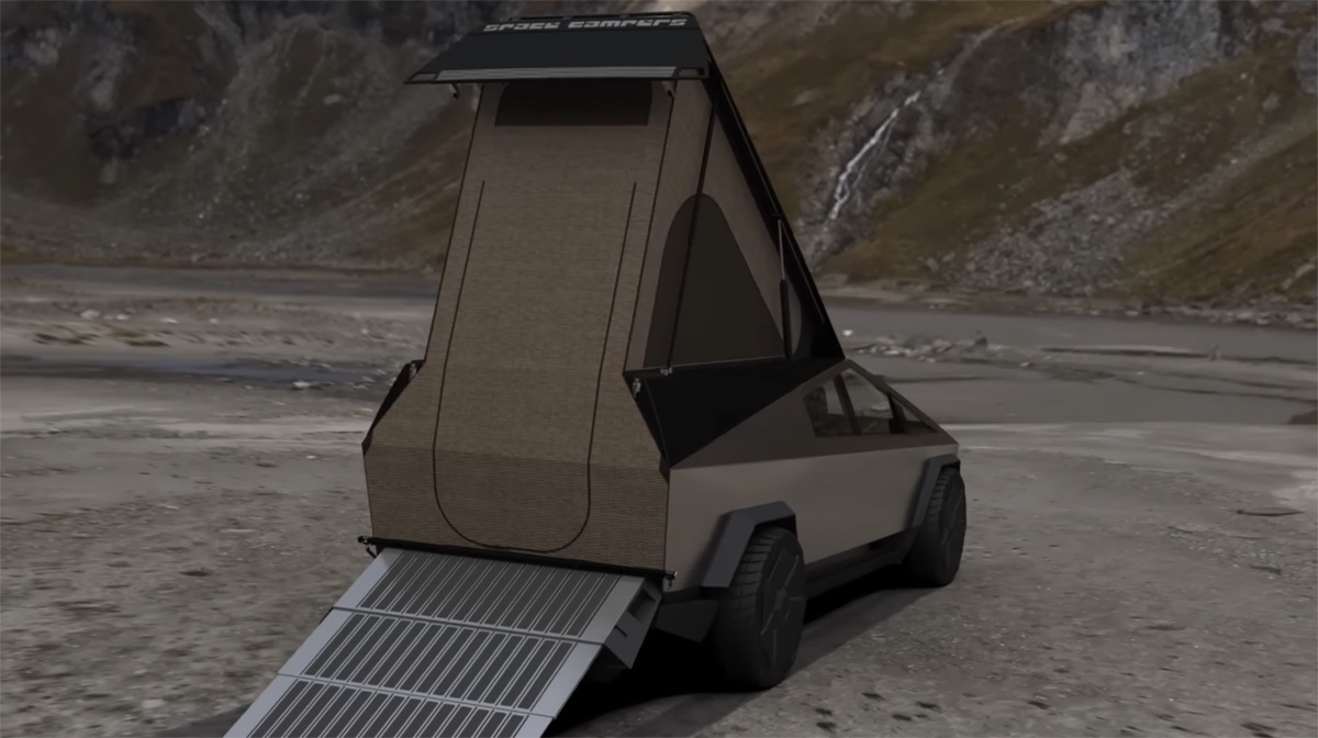 Tesla Cybertruck Gets A Camper Option